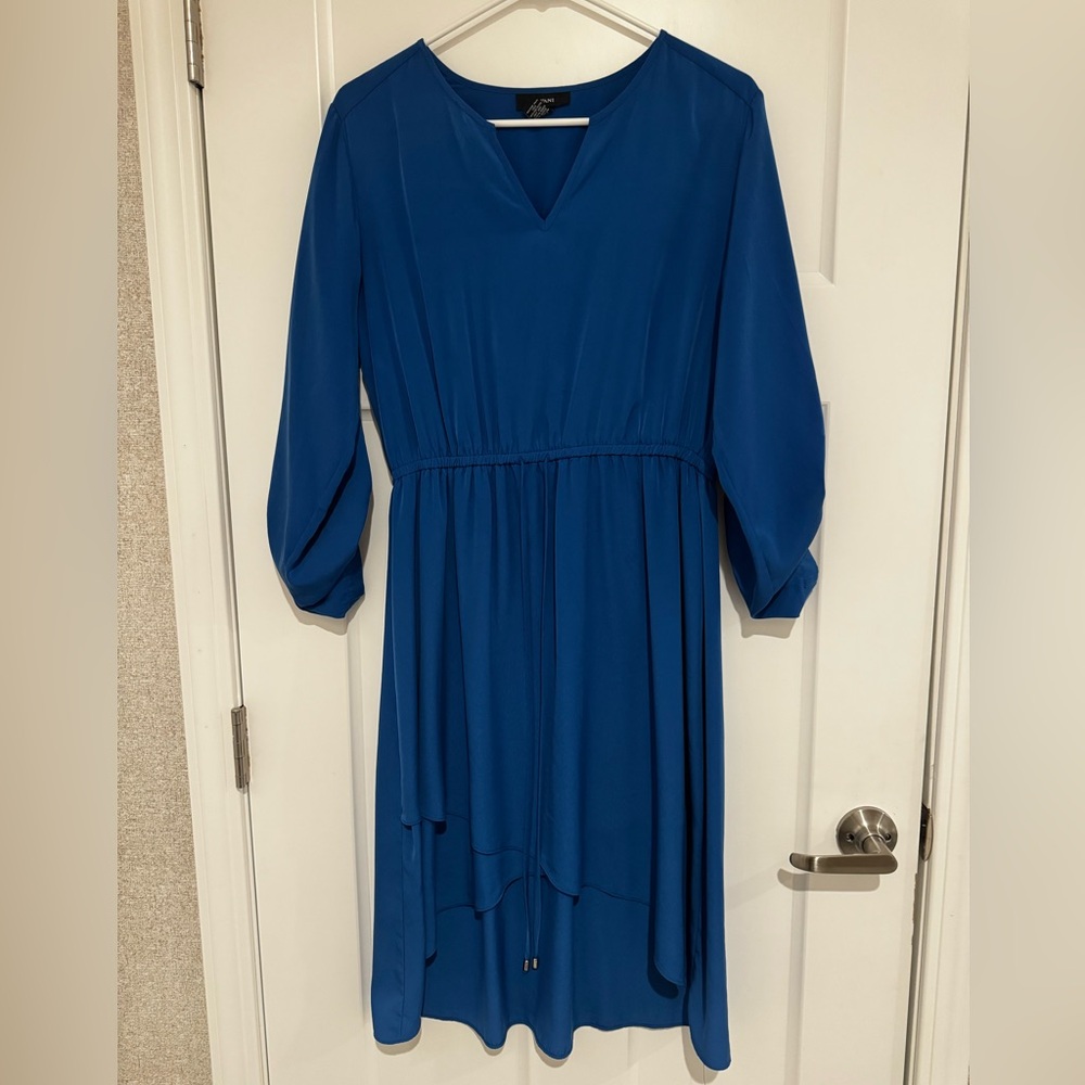 Alfani Royal Blue Long Sleeve Dress